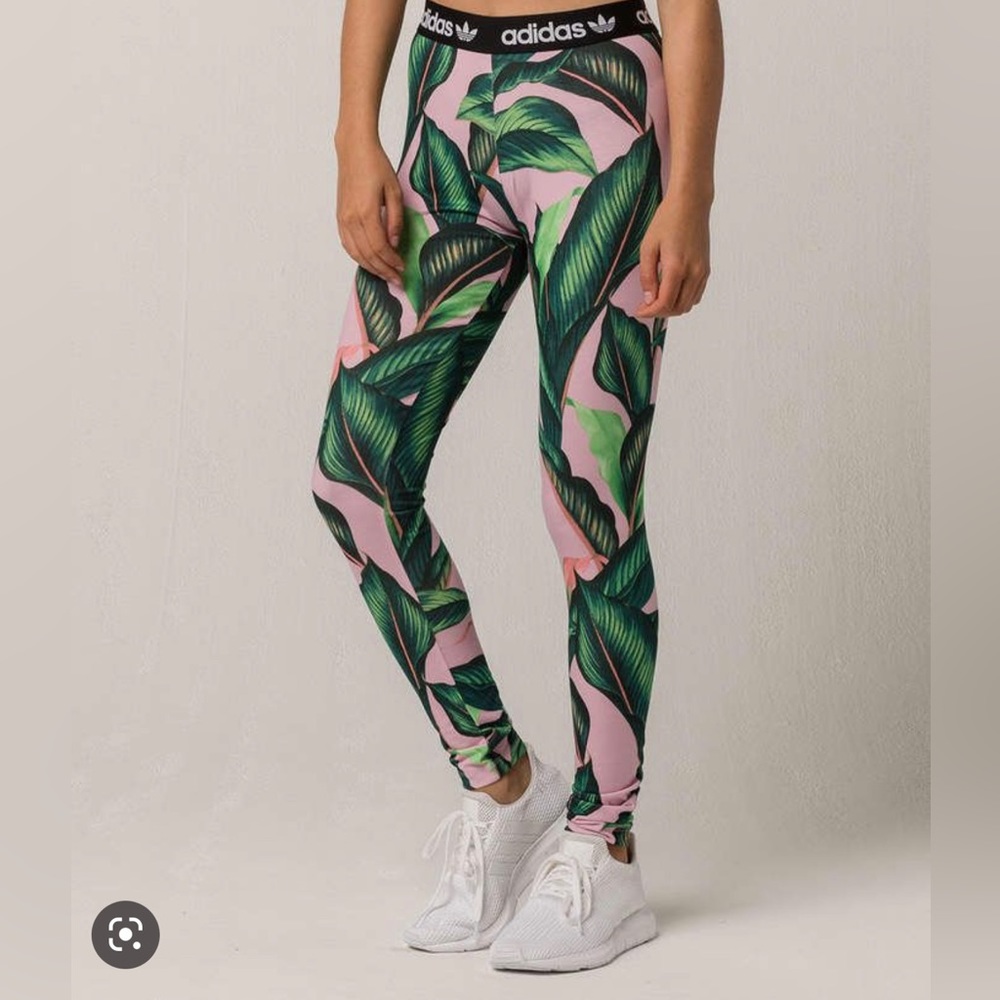 Adidas x Farm Rio Palm Leaf Leggings